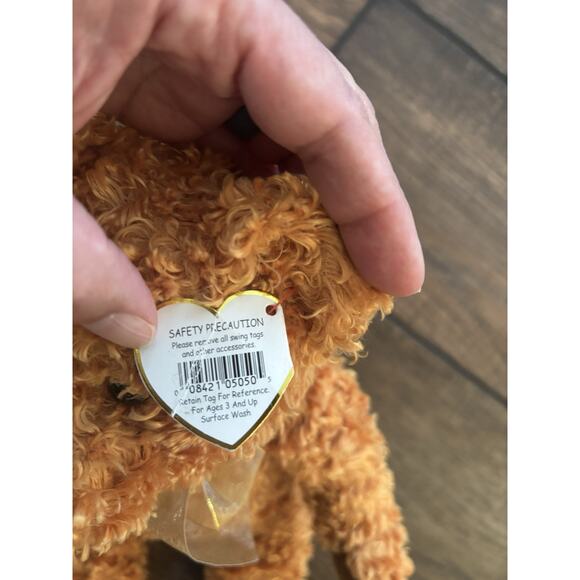 Ty Classic Teddybearsary 15” Anniversary Plush Bear 100% Ty Silk Stuffed Toy - Picture 5 of 8